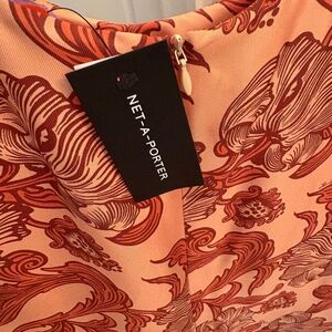 La Double J swing boa hem dress